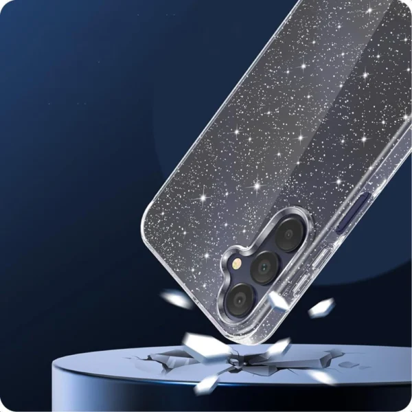 Tech-Protect FlexAir Case for Samsung Galaxy A36 5G - Clear-Glittereng