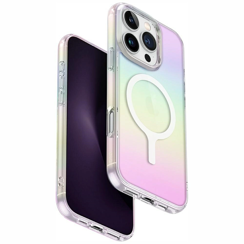 Uniq Iridescia Magclick Charging Case for iPhone 16 Pro - Multicoloreng