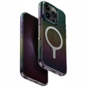 Uniq Iridescia Magclick Charging Case for iPhone 16 Pro - Blackeng