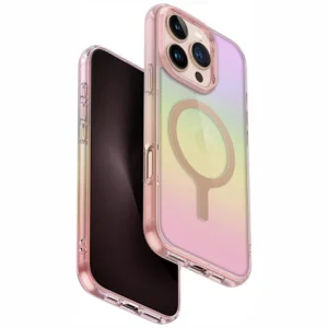 Uniq Iridescia Magclick Charging Case for iPhone 16 Pro - Pinkeng