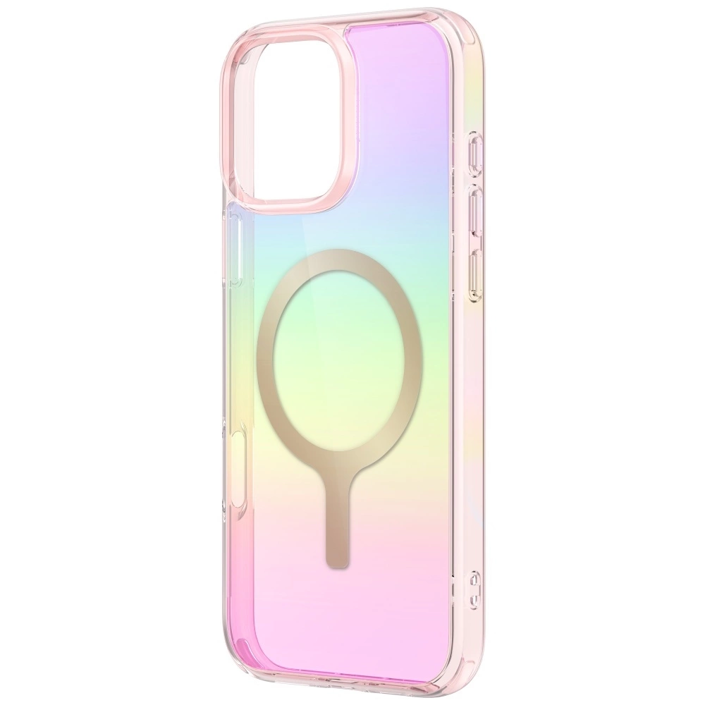 Uniq Iridescia Magclick Charging Case for iPhone 16 Pro - Pinkeng