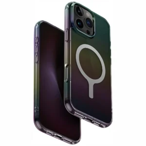 Uniq Iridescia Magclick Charging Case for iPhone 16 Pro Max - Blackeng