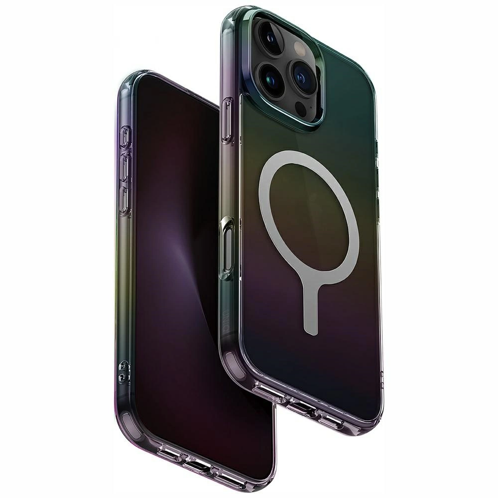Uniq Iridescia Magclick Charging Case for iPhone 16 Pro Max - Blackeng