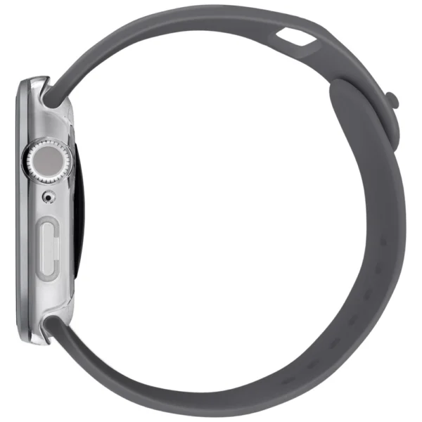 Uniq Voute Tempered Glass Case for Apple Watch 10 42 mm - Silvereng