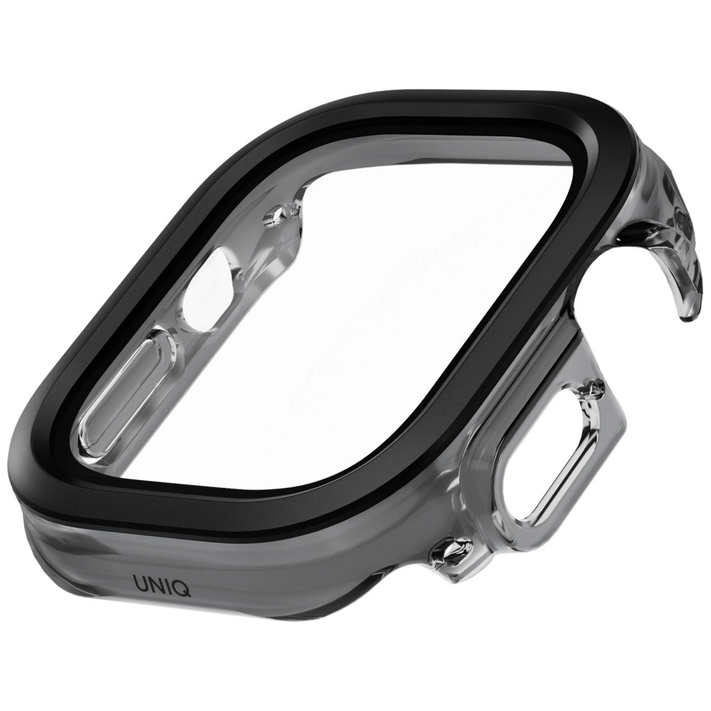 Uniq Voute Tempered Glass Case for Apple Watch Ultra 49mm - Blackeng