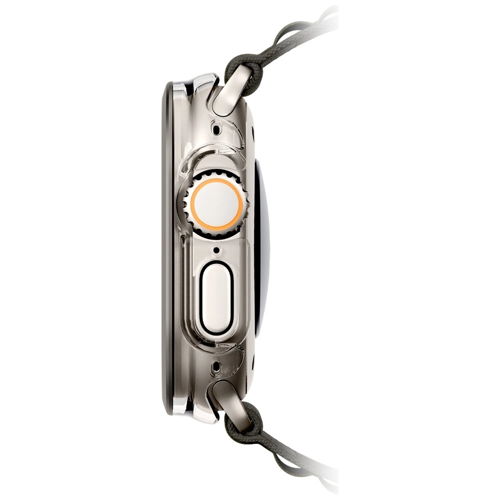 Uniq Voute case with tempered glass for Apple Watch Ultra 49 mm - silvereng