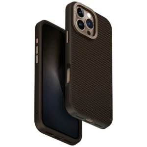 Uniq Keva Max Magclick Charging Camera Stand Case for iPhone 16 Pro Max - Browneng