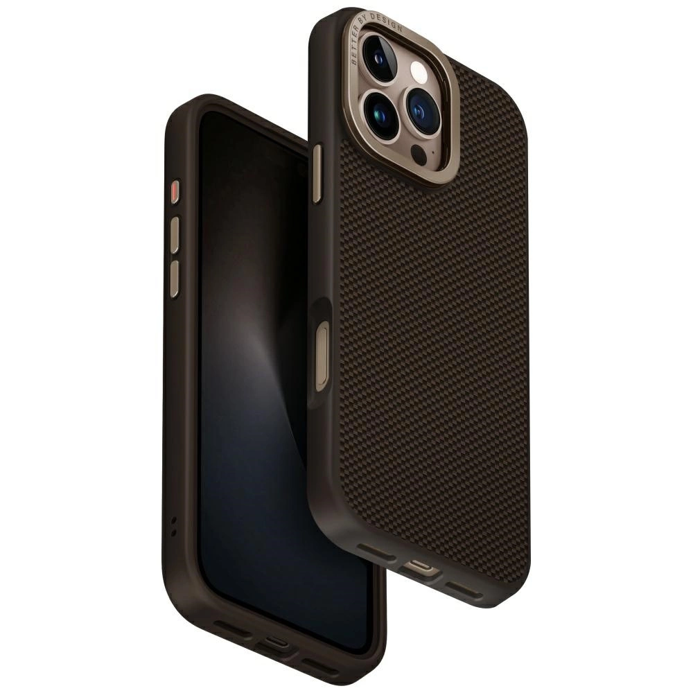 Uniq Keva Max Magclick Charging Camera Stand Case for iPhone 16 Pro Max - Browneng