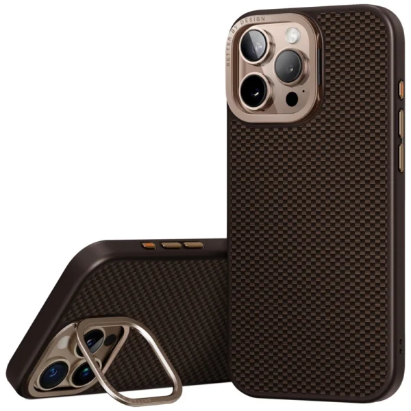 Uniq Keva Max Magclick Charging Camera Stand Case for iPhone 16 Pro Max - Browneng