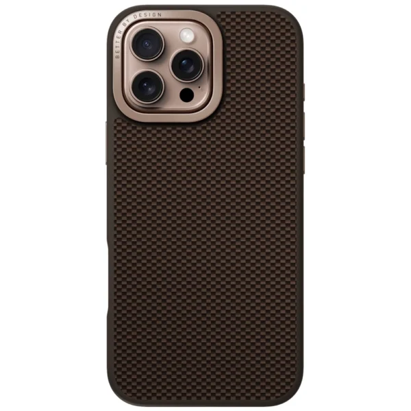 Uniq Keva Max Magclick Charging Camera Stand Case for iPhone 16 Pro Max - Browneng
