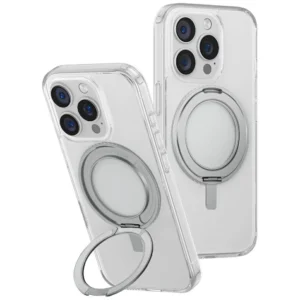 Uniq Swivix 360 Rotating Kickstand Case for iPhone 16 Pro - Cleareng