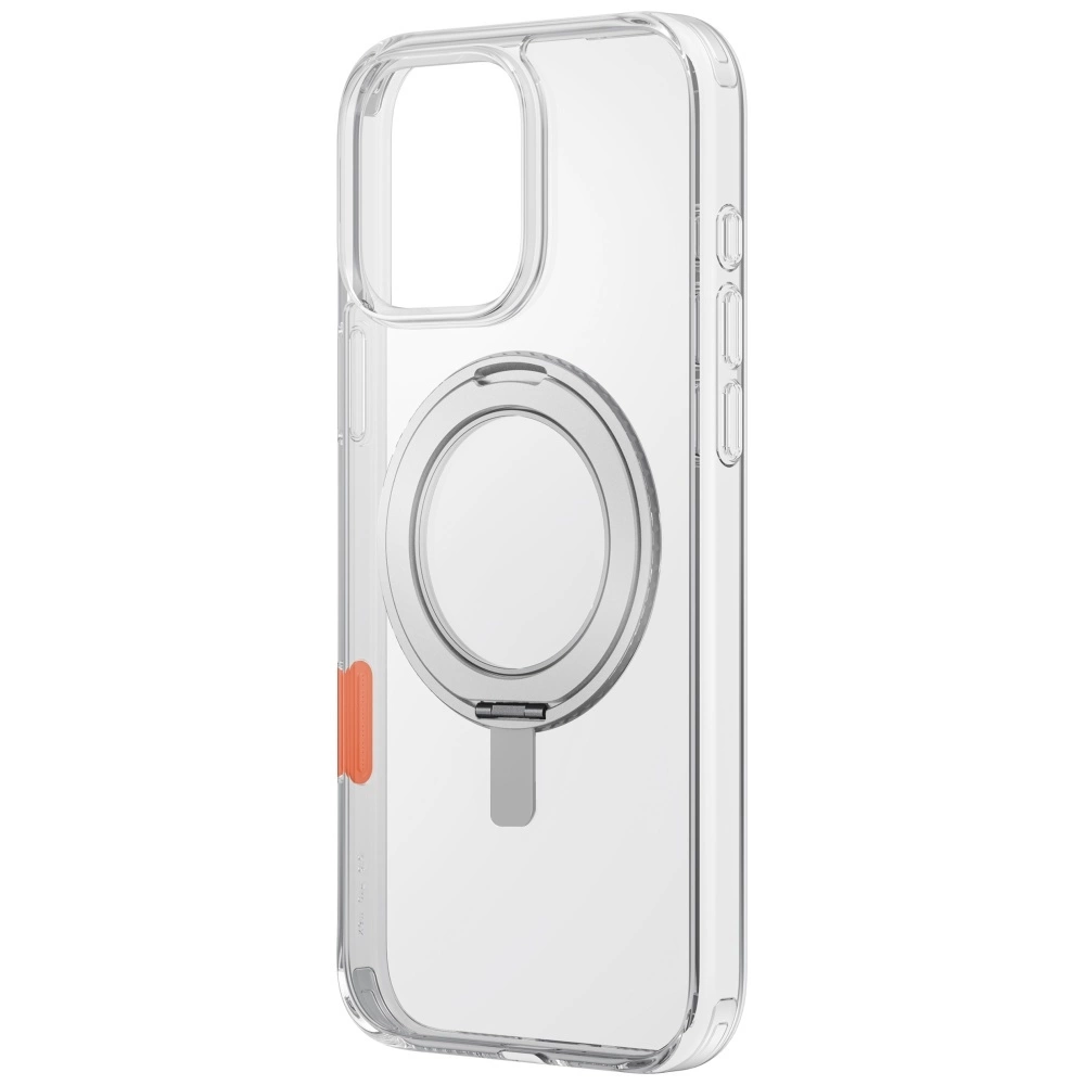 Uniq Swivix 360 Rotating Kickstand Case for iPhone 16 Pro - Cleareng