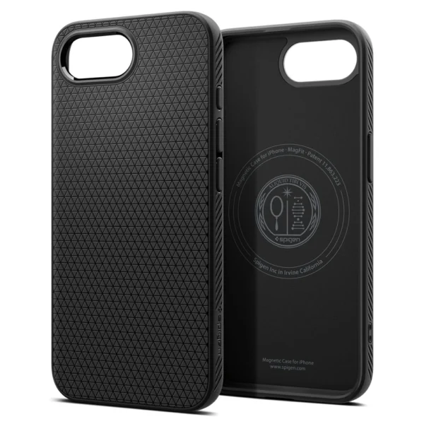Spigen Liquid Air Mag MagSafe iPhone 16e Case - Matte Blackeng