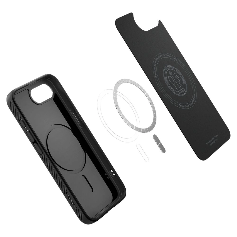 Spigen Liquid Air Mag MagSafe iPhone 16e Case - Matte Blackeng