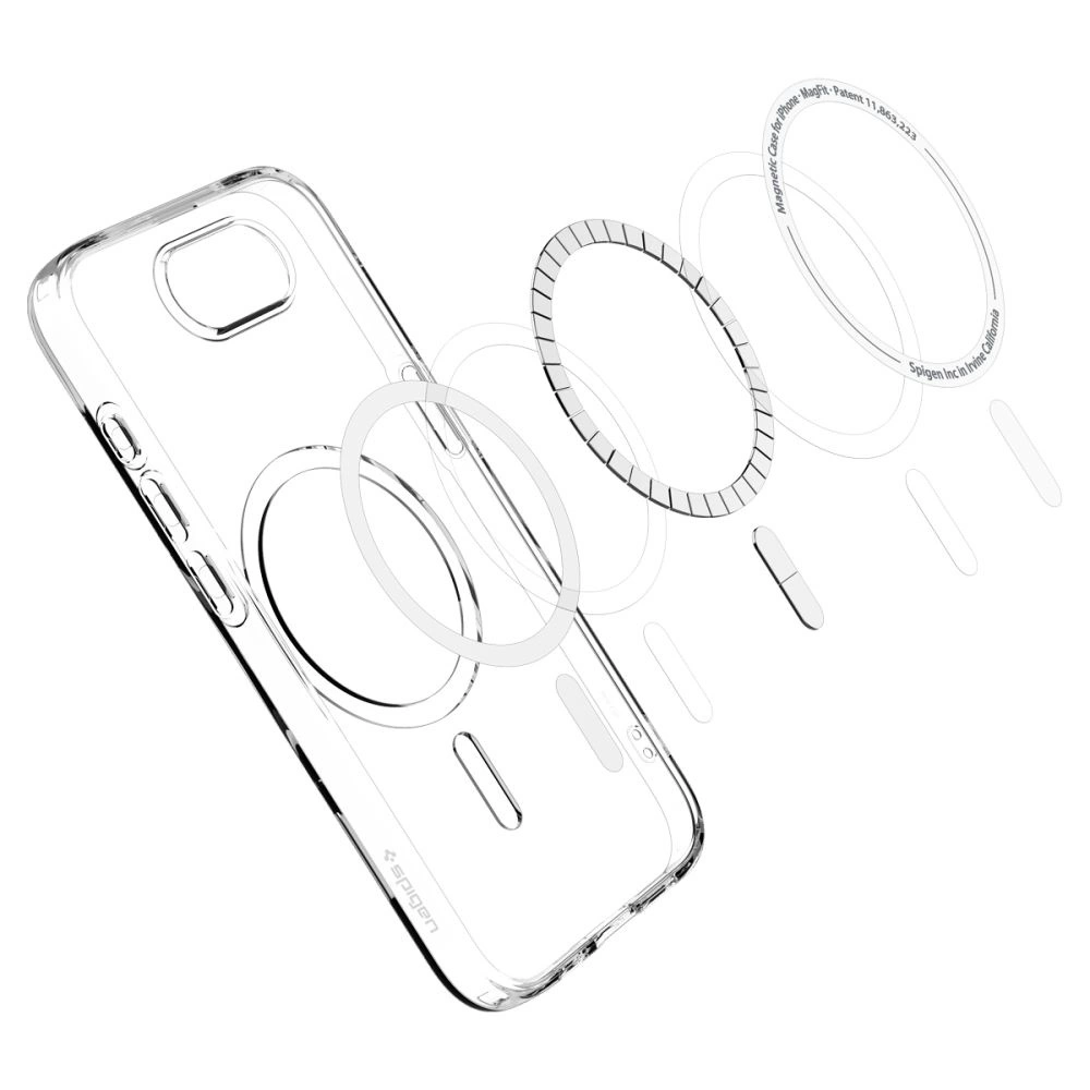 Spigen Liquid Crystal Mag MagSafe iPhone 16e Case - Cleareng