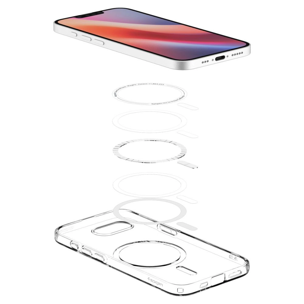 Spigen Liquid Crystal Mag MagSafe iPhone 16e Case - Cleareng