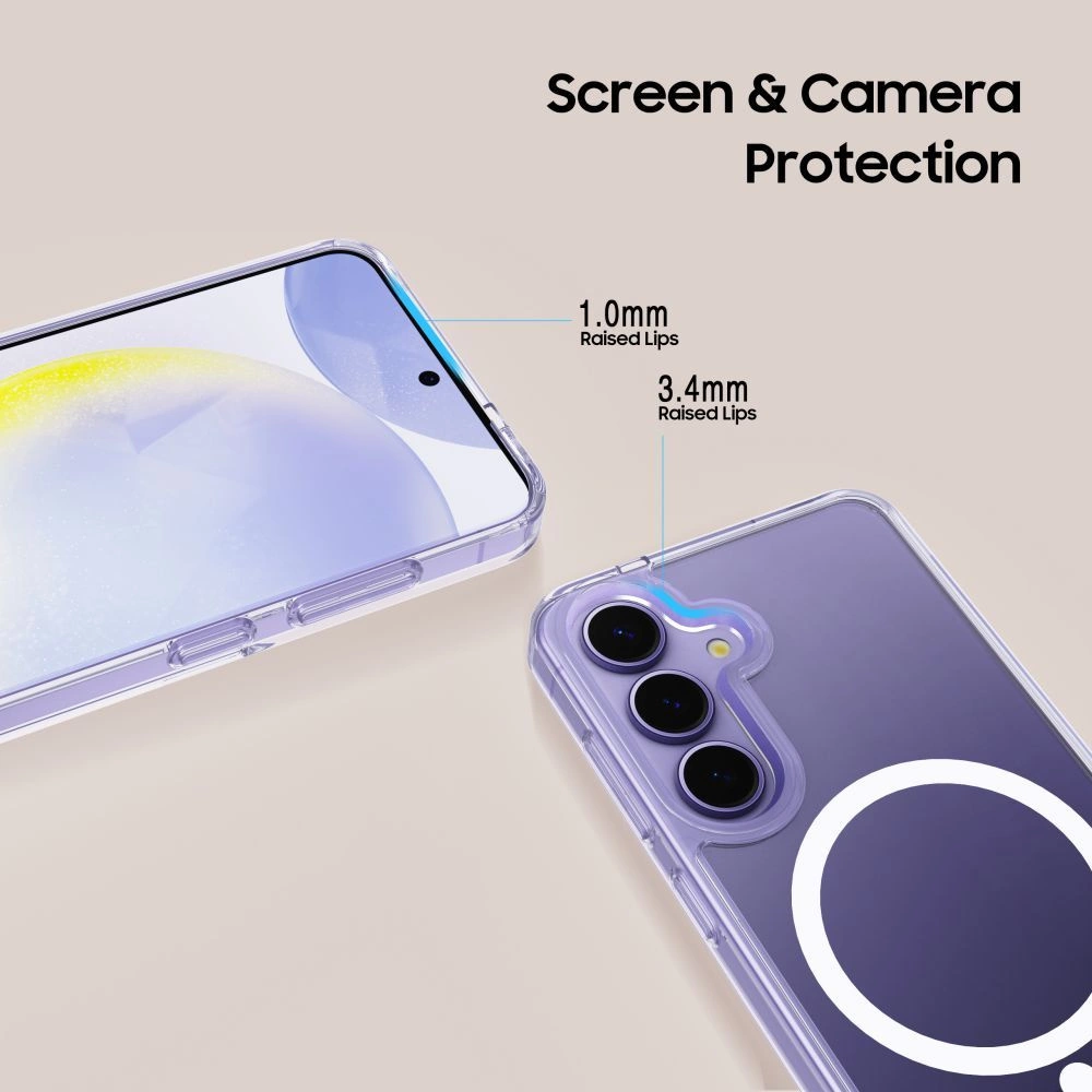 Tech-Protect FlexAir Hybrid MagSafe Case for Samsung Galaxy A36 5G - Transparenteng