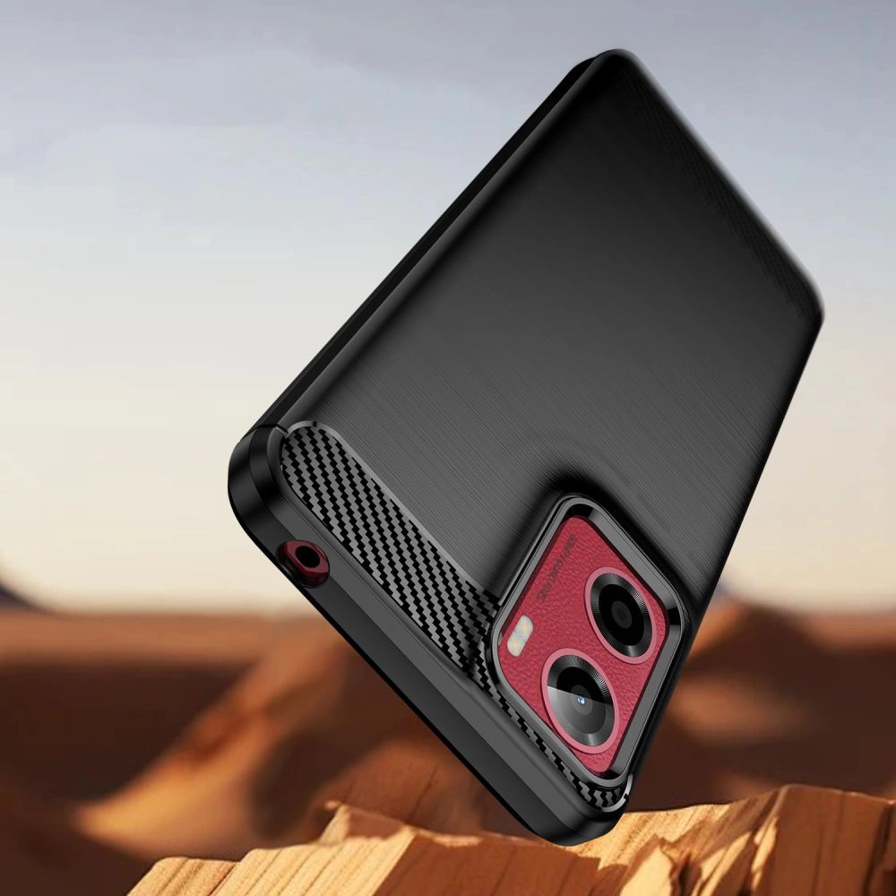 Tech-Protect TPUCarbon Case for Motorola Moto G05 / E15 - Blackeng