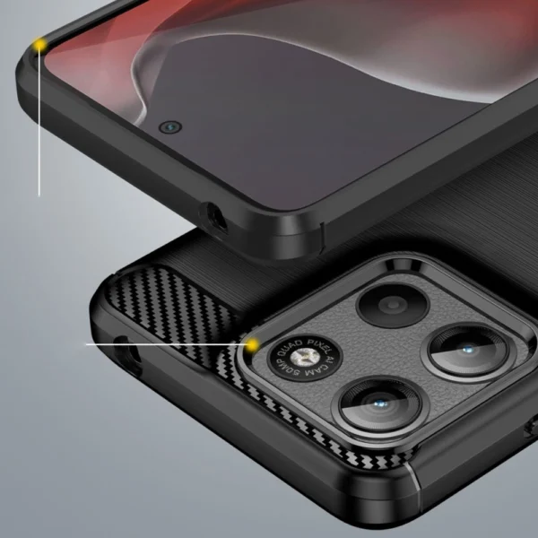 Tech-Protect TPUCarbon Case for Motorola Moto G15 / G15 Power - Blackeng