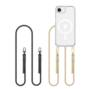 Tech-Protect FlexAir Chain MagSafe iPhone 16e Case - Black/Beigeeng