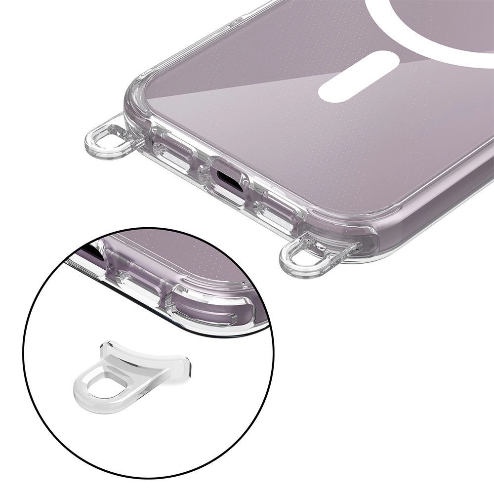 Tech-Protect FlexAir Chain MagSafe iPhone 16e Case - Black/Beigeeng