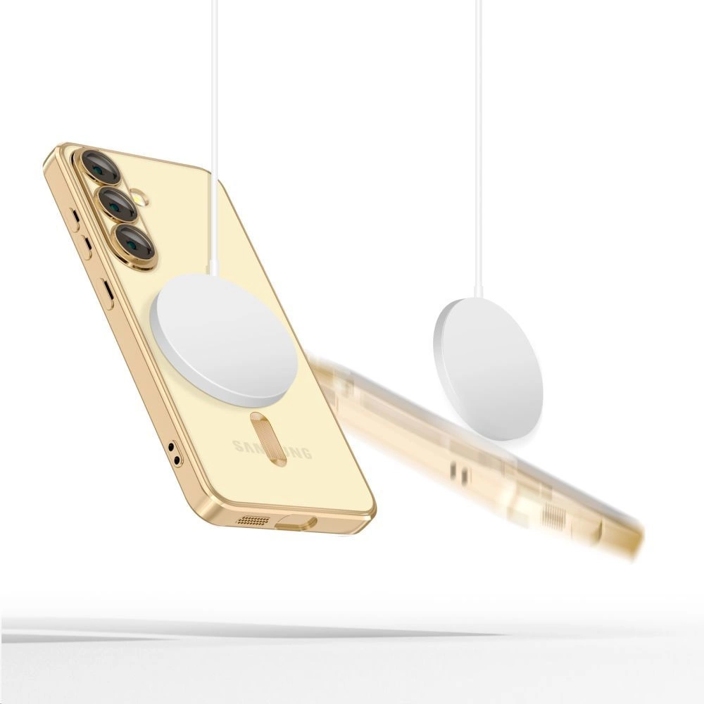Tech-Protect MagFlex MagSafe Case for Samsung Galaxy A36 5G - Transparent Goldeng