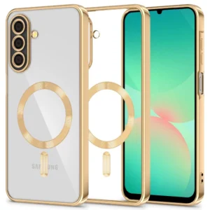 Tech-Protect MagFlex MagSafe Case for Samsung Galaxy A26 5G - Transparent Goldeng
