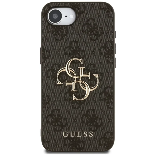 Guess 4G Big Logo iPhone 16e Case - Blackeng