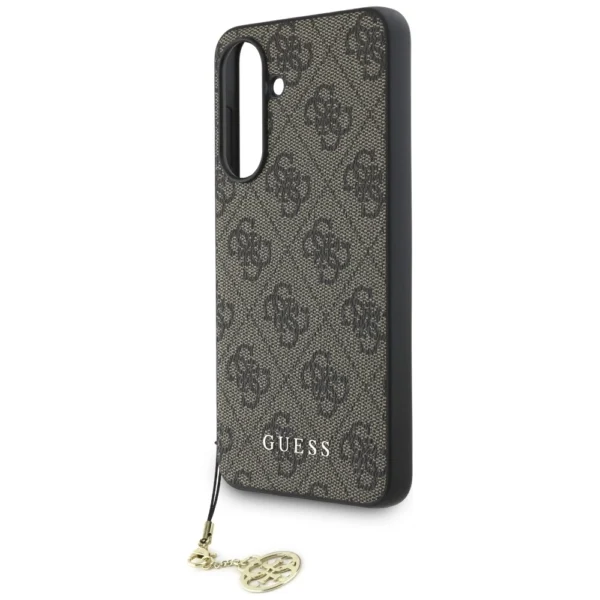 Guess 4G Charms Collection Case for Samsung Galaxy A56 - Browneng