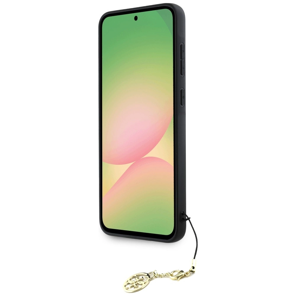 Guess 4G Charms Collection case for Samsung Galaxy A56 - blackeng