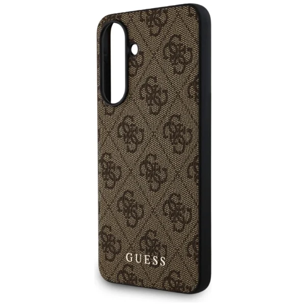 Guess 4G Metal Gold Logo Case for Samsung Galaxy A56 - Browneng