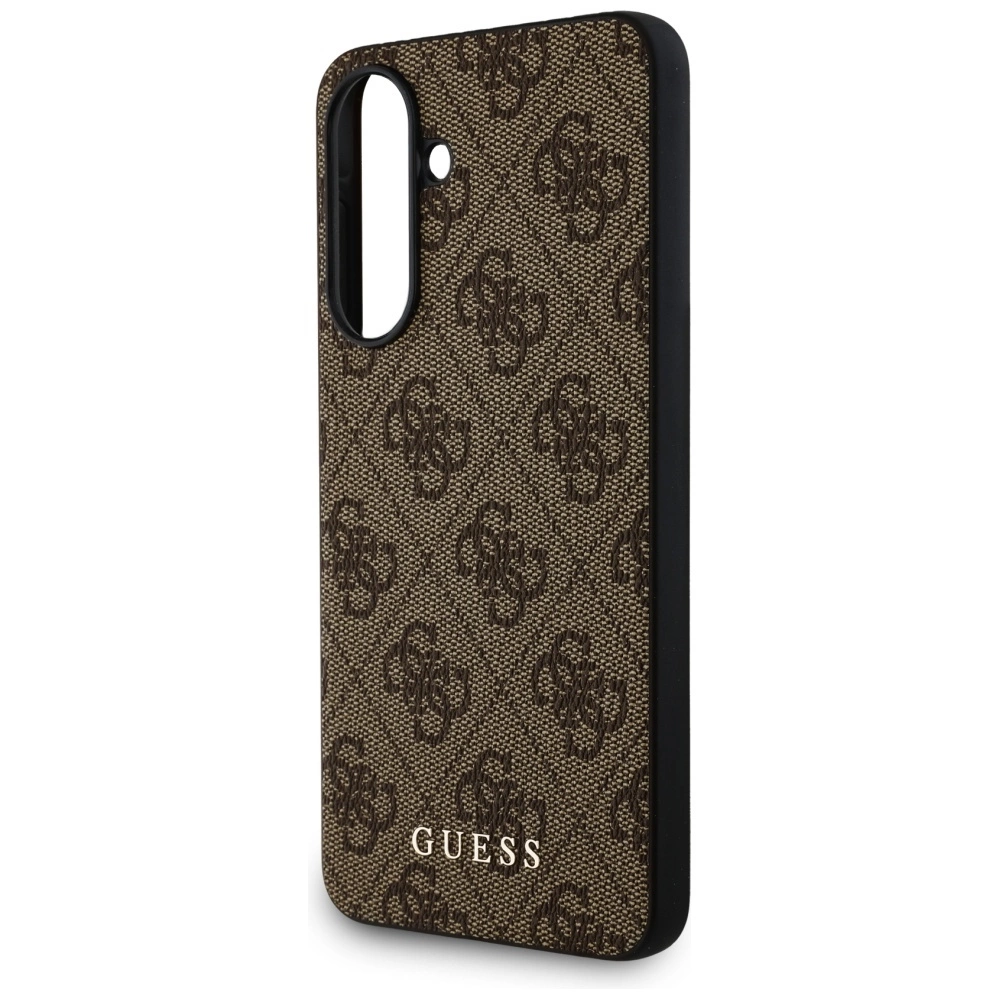 Guess 4G Metal Gold Logo Case for Samsung Galaxy A56 - Browneng