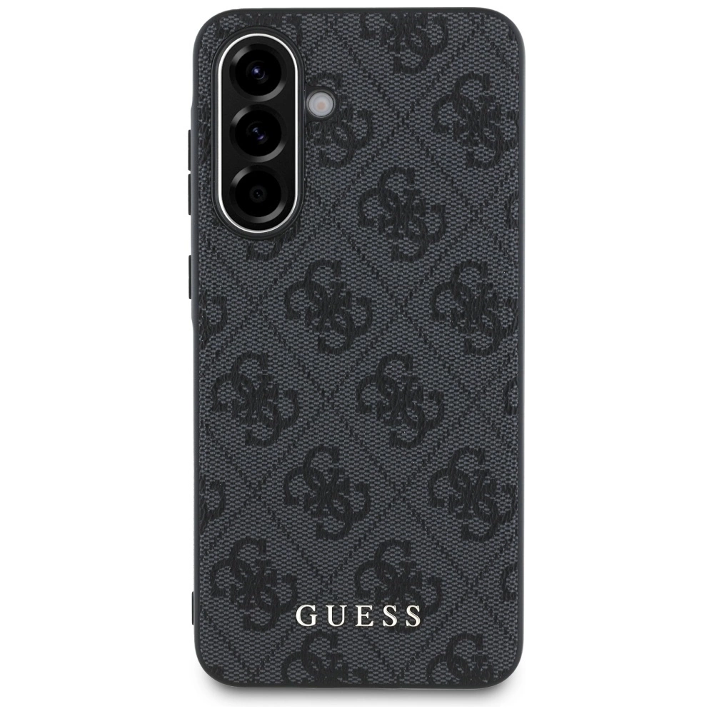 Guess 4G Metal Gold Logo Case for Samsung Galaxy A56 - Blackeng
