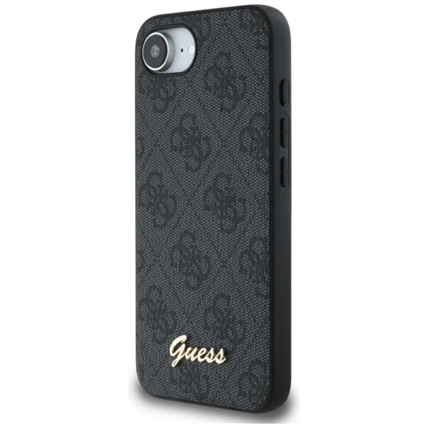Guess 4G Script Logo MagSafe case for iPhone 16e - blackeng