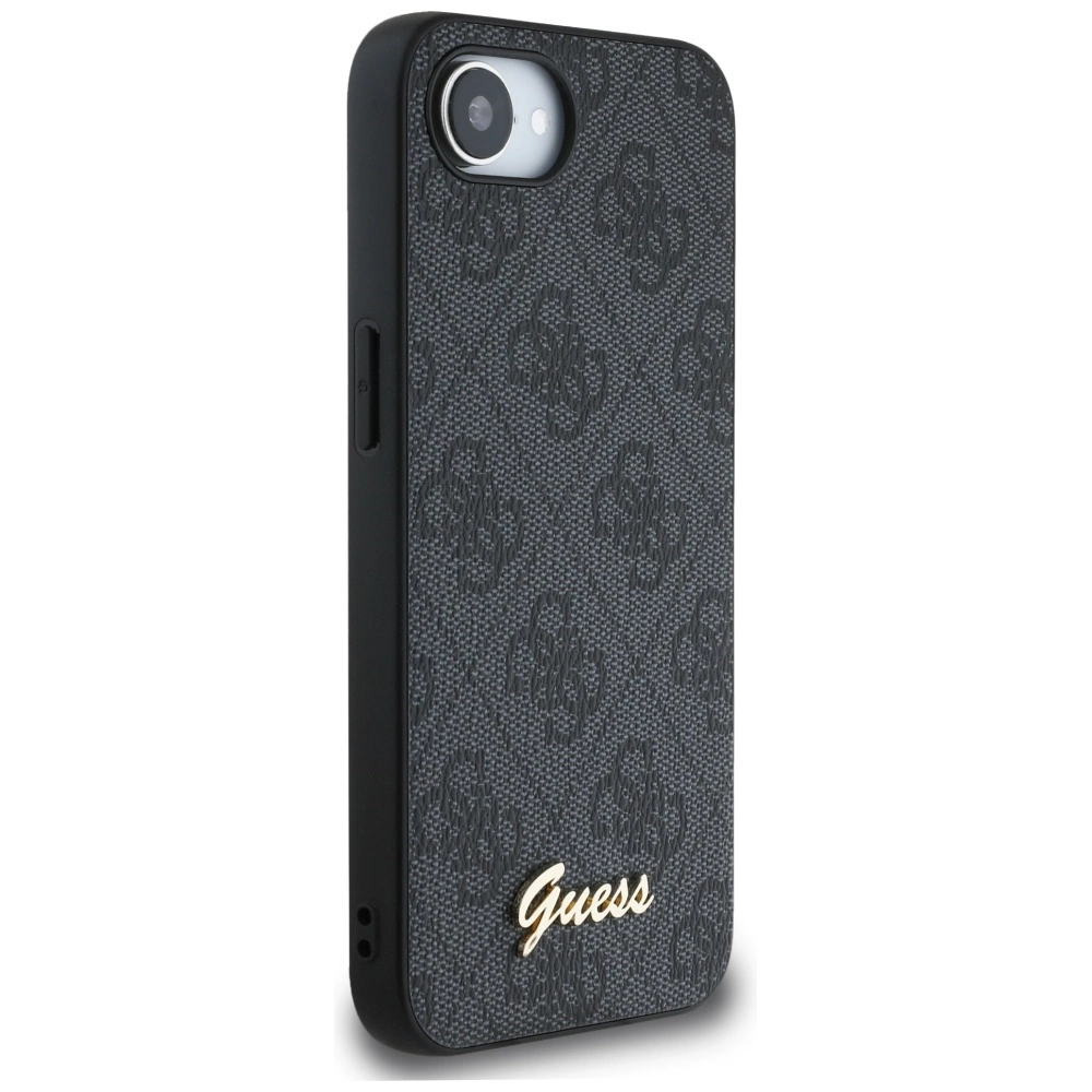 Guess 4G Script Logo MagSafe case for iPhone 16e - blackeng