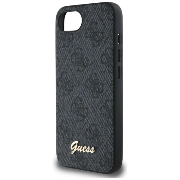Guess 4G Script Logo MagSafe case for iPhone 16e - blackeng