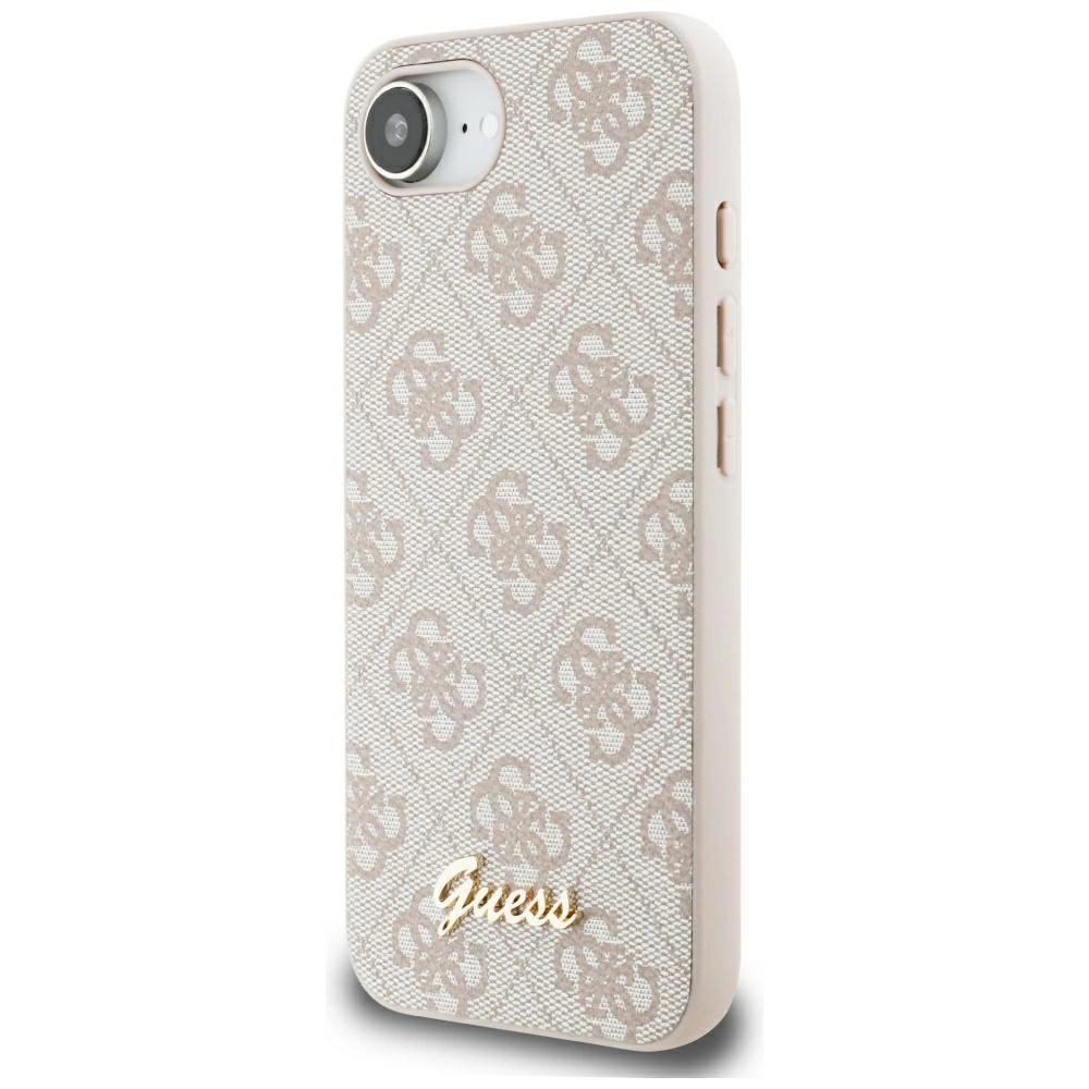 Guess 4G Script Logo MagSafe iPhone 16e Case - Pinkeng