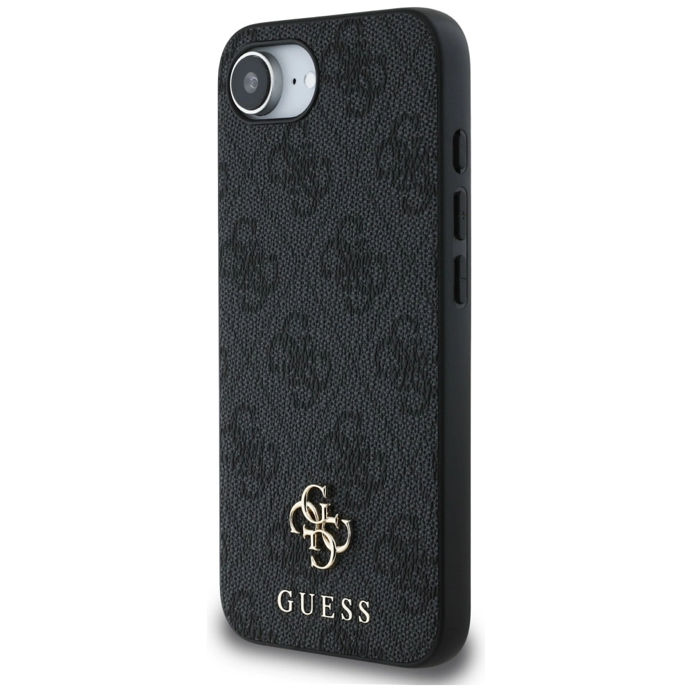 Guess 4G Small 4G and Classic MagSafe case for iPhone 16e - blackeng