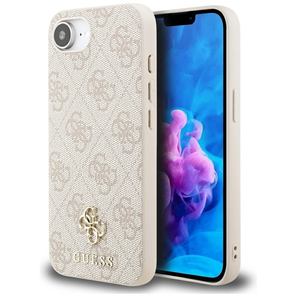 Guess 4G Small 4G and Classic MagSafe case for iPhone 16e - pinkeng