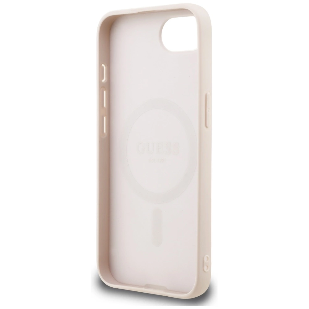 Guess 4G Small 4G and Classic MagSafe case for iPhone 16e - pinkeng