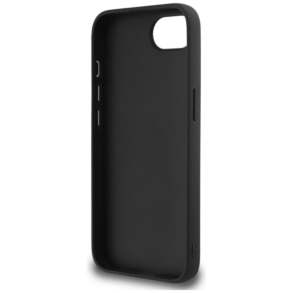 Guess Fixed Glitter Big 4G case for iPhone 16e - blackeng
