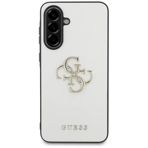 Guess Grained Big 4G Logo Small Classic Logo case for Samsung Galaxy A56 - beigeeng