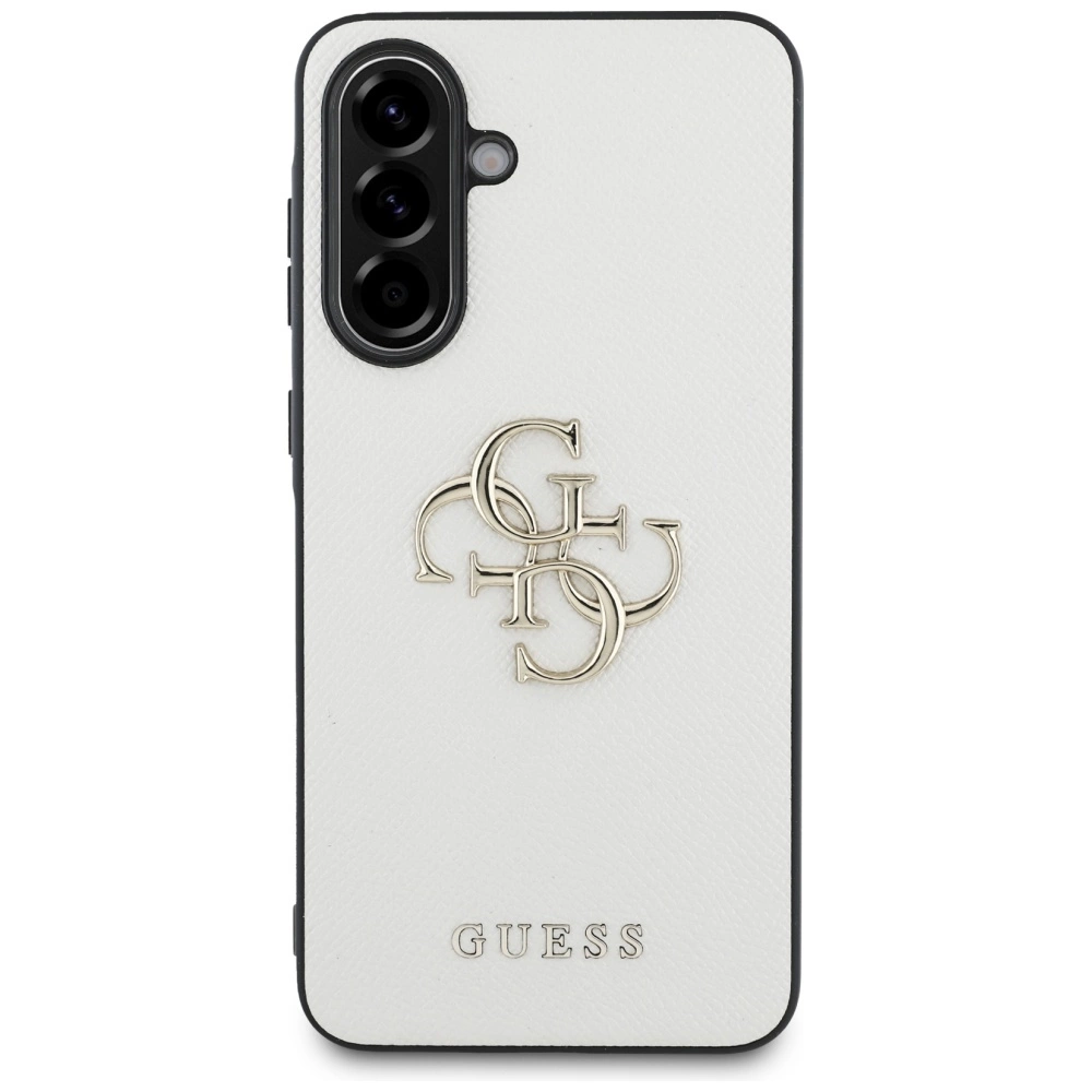 Guess Grained Big 4G Logo Small Classic Logo case for Samsung Galaxy A56 - beigeeng