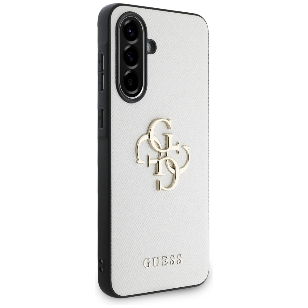 Guess Grained Big 4G Logo Small Classic Logo case for Samsung Galaxy A56 - beigeeng