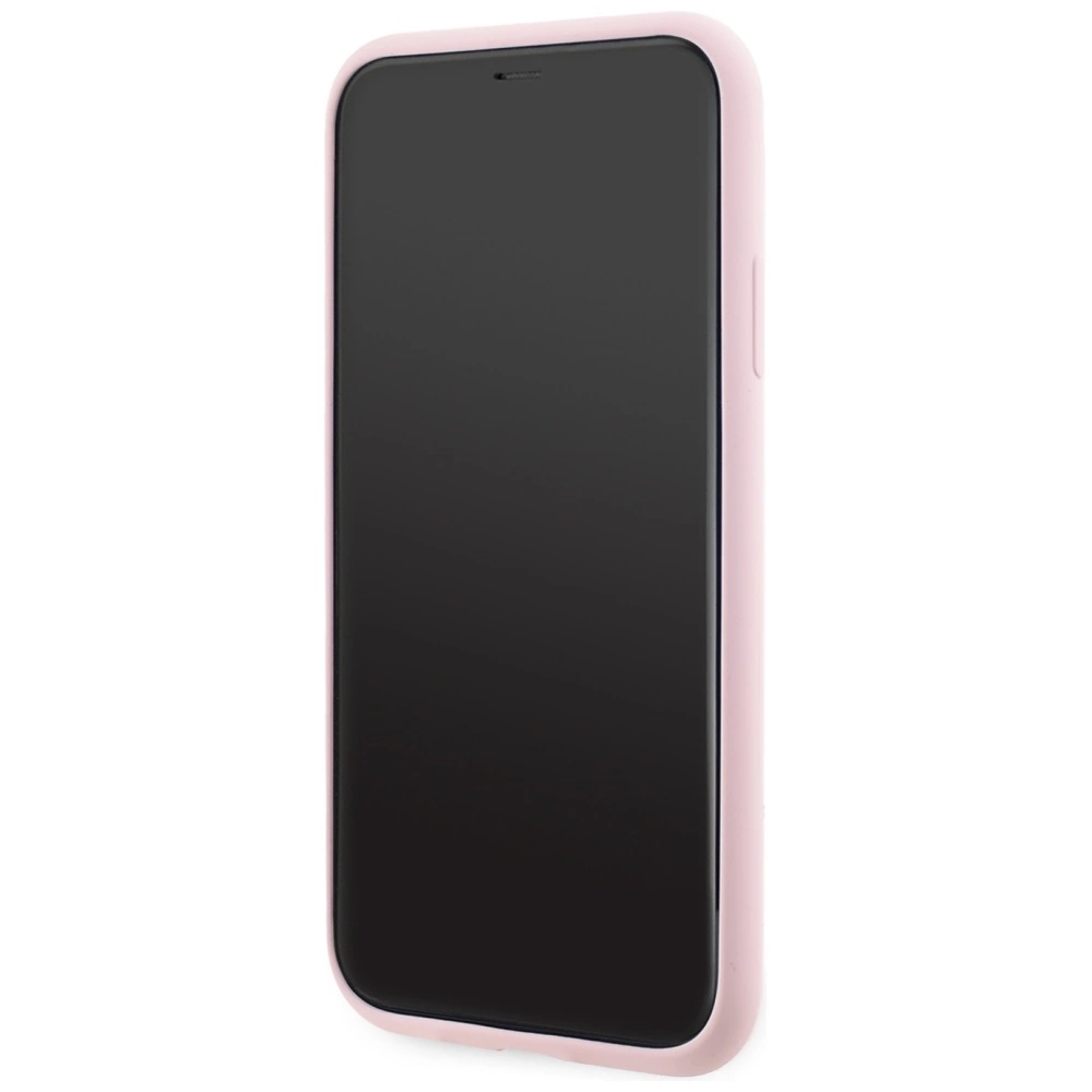 Karl Lagerfeld Silicone Karl&Choupette MagSafe iPhone 11 Case - Pinkeng