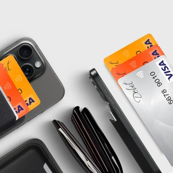 Tech-Protect MagWallet Magsafe Case with Universal Magnetic Card or Document Holder - Blackeng