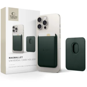 Tech-Protect MagWallet Magsafe Case with Universal Magnetic Card or ID Holder - Greeneng