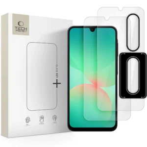 Tech-Protect Glass Set+ Tempered Glass for Samsung Galaxy A26 5G - Transparenteng