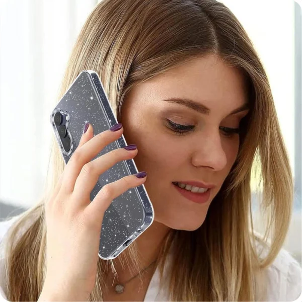 Tech-Protect FlexAir Case for Samsung Galaxy A26 5G - Clear-Glittereng