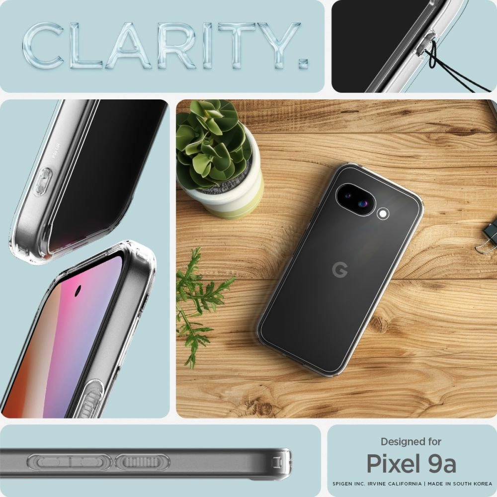 Spigen Ultra Hybrid Case for Google Pixel 9A - Cleareng